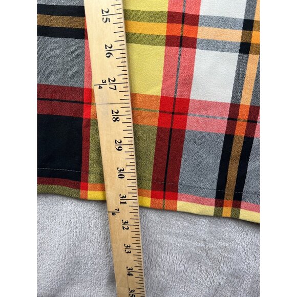 Free People Plaid Jules High-Waisted Flared Wide Leg Pants Size US 0 UK 4 - Picture 9 of 16